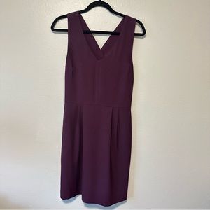 Banana Republic Deep purple dress, bow on back, size 2
